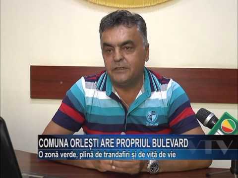 Comuna Orlesti are propriul bulevard