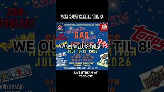 GAS SHOW TODAY UNTIL 7! Come see me! Streaming at 12:30 also in case you can’t make it! #live #tcg