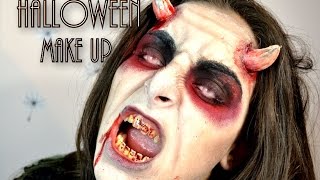 HALLOWEEN DEMON MAKE UP TUTORIAL
