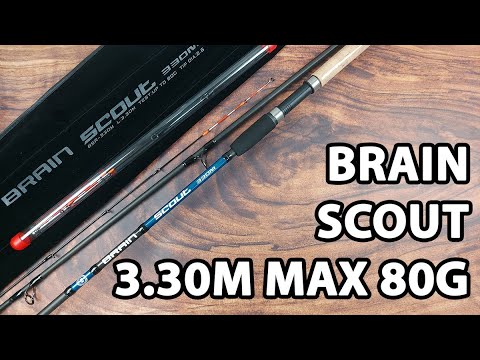 Вудилище фідерне Brain Scout 3.30m max 80g Black EVA