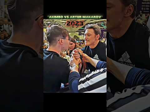 "Unbelievable Comeback🔥- Akimbo69 Finally Beats Artur Markov!" | Insane Arm Wrestling Battle!#shorts