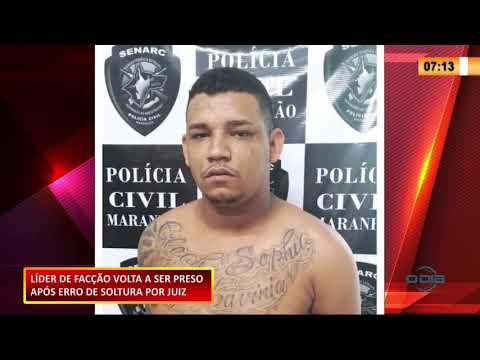 Membro de facção é preso após erro de soltura por juiz 23 10 2020