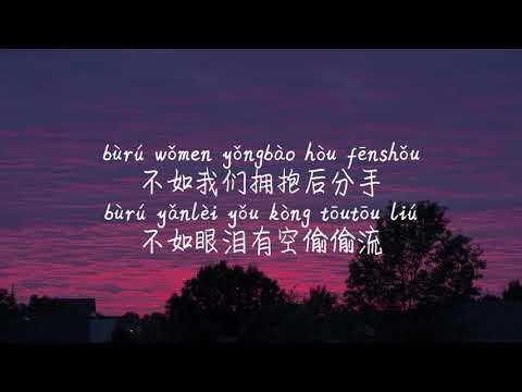 【不如-也可】BU RU-YE KE /TIKTOK,抖音,틱톡/Pinyin Lyrics, 拼音歌词, 병음가사/No AD, 无广告, 광고없음