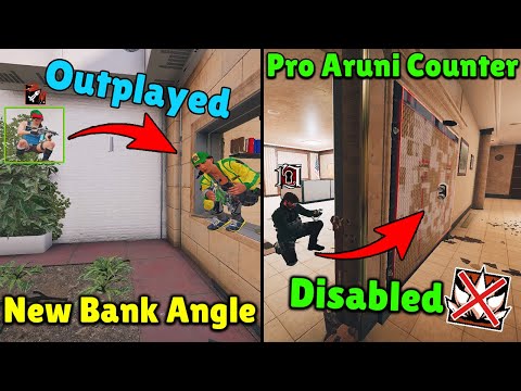 *PRO* League Counter To Aruni Gates | NEW Insane Bank Spot No One Knows - Rainbow Six Siege