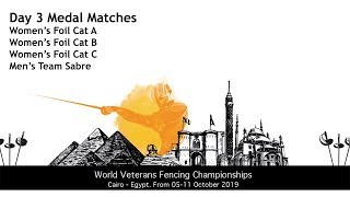 World Veterans Fencing Championships Cairo 2019 Day03 - Finals