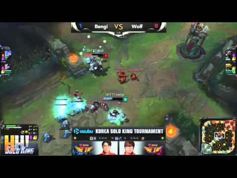 Bengi vs Wolf - Game 2 - "The Solo King" Korean 1vs1 Tournament