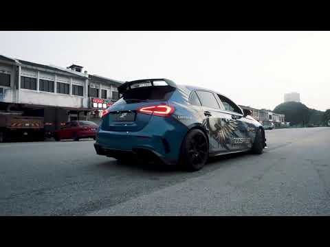 Mercedes A45s AMG Full Exhaust system by Secretflow