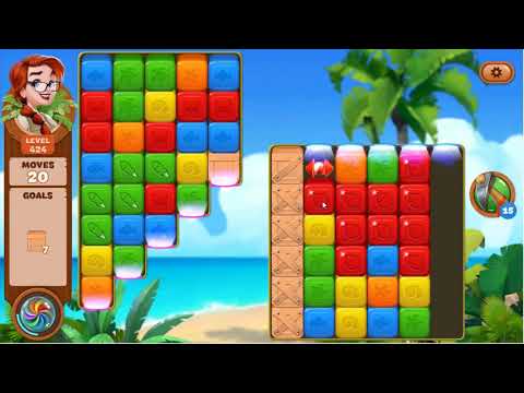 Lost Island Blast Adventure Level 424 - No Boosters