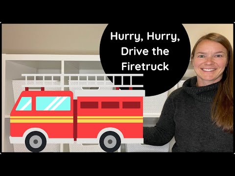 Hurry, Hurry, Drive the Firetruck | Learn about Vehicles | Circle Time Song #learningthroughmusic