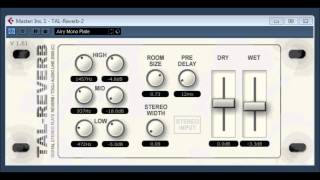 Video thumbnail for TAL Reverb 2 by Togu Audio Line by UPROAR 24