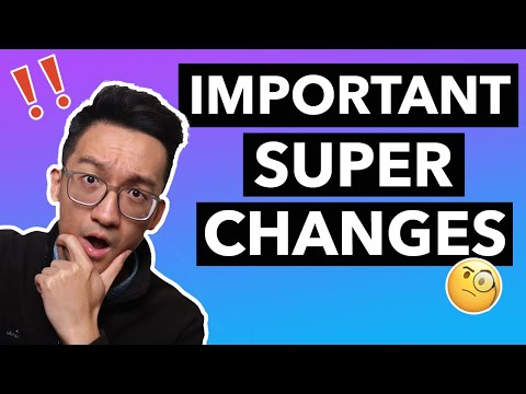 IMPORTANT Superannuation rule changes from JULY 2021 (super guarantee increase, YourSuper tool)