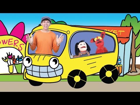 Wheels On The Bus with Matt｜童謡｜プリスクール、幼稚園、英語学習 (Wheels On The Bus with Matt | Children's Song | Preschool, Kindergarten, Learn English)
