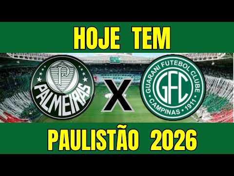 PALMEIRAS VS GUARANI TODAY ⚔️ | PROBABLE LINEUP, TIME AND WHERE TO WATCH 📺⏰💚