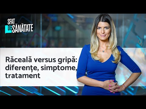 Răceală versus gripă: diferențe, simptome, tratament