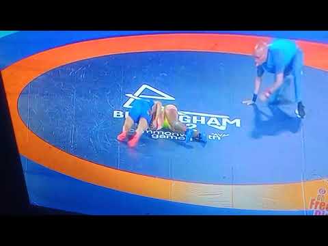 Divya kakaran Werstling match 2022 Comanwealth games 🥇 Semi final match