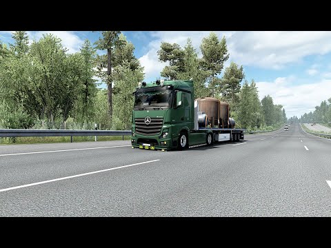 Euro Truck Simulator 2 | ETS2 1.45 | Mercedes Actros MP4 | Mannheim (D) to Amsterdam (NL)