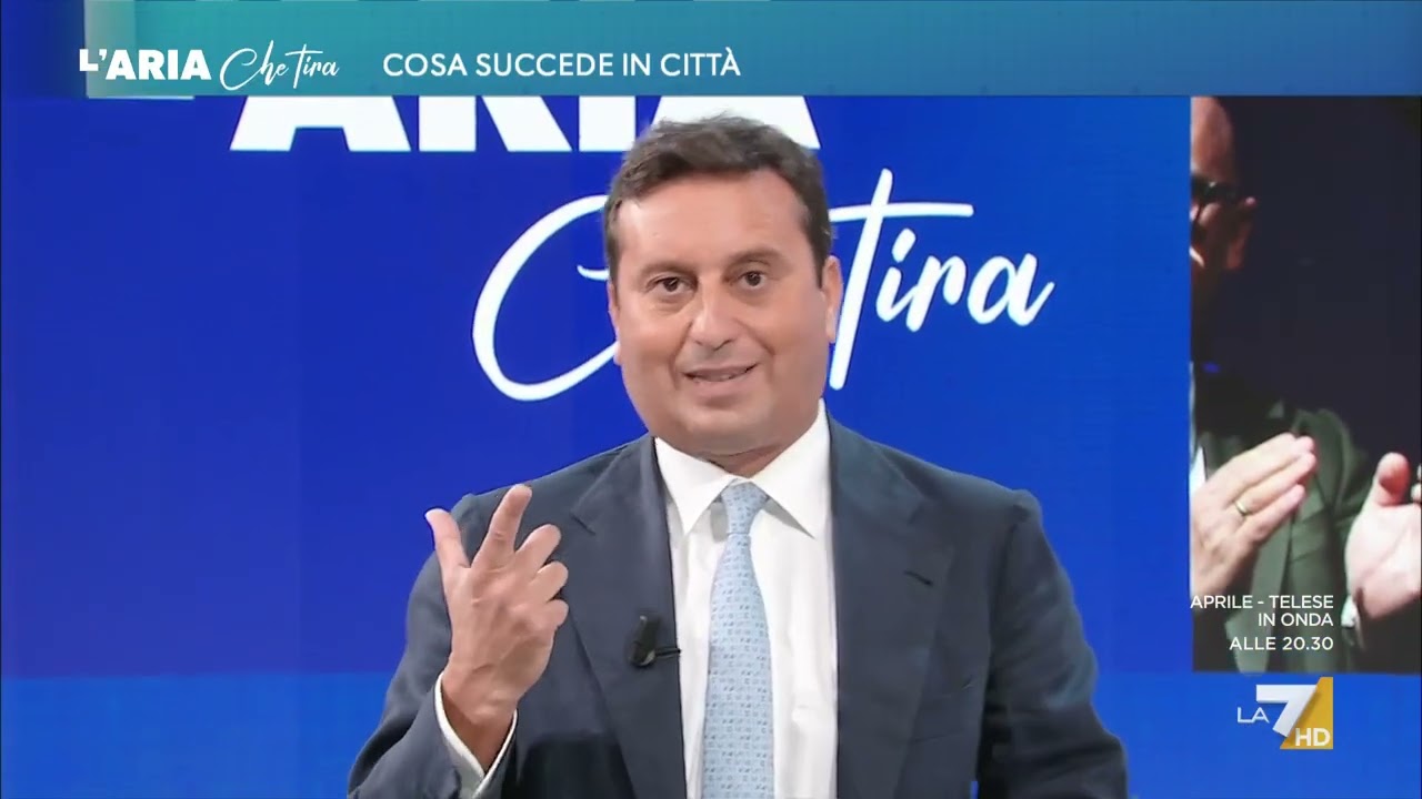Il ritorno in TV di David Parenzo dopo l'estate: "Mi fa piacere essere tornato e vi saluto tutti"