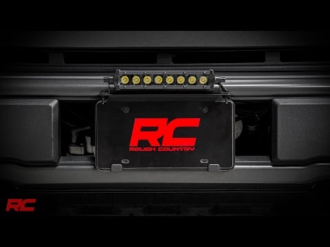 Universal 8-inch LED Light Bar License Plate Mount Kit by Rough Country