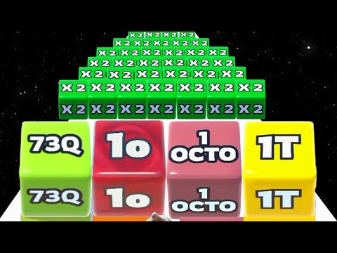 Infinity Run 2048 Jelly Cube - Venom Run 3D - Gameplay Walkthrough (Max Level, New Update)