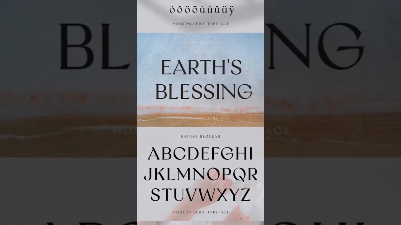 Batusa Modern Serif Typeface #youtubeshorts #font #typography #creative #seriffont  #typeface