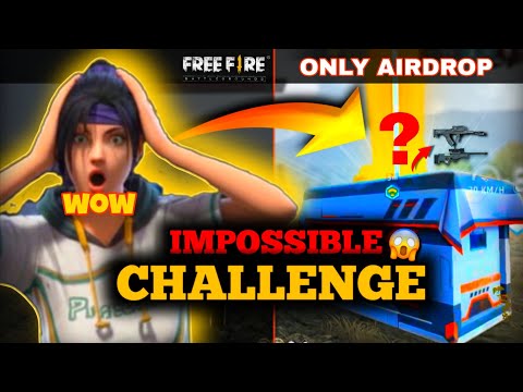 "IMPOSSIBLE CHALLENGE: Can I Win With Only Airdrop Loot? 😱 #Freefire #Gamingchallenge