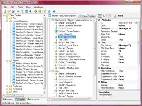 Studio – Creating Table Joins