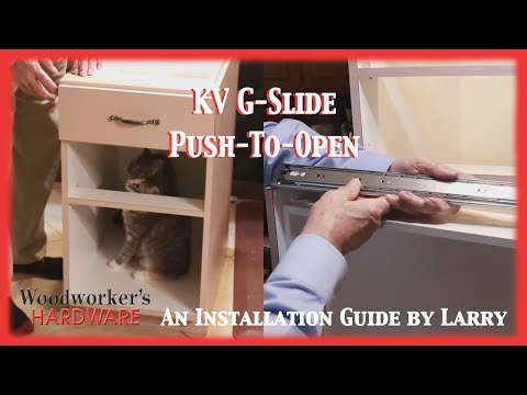 Installation and Product Guide - The KV G-Slide, Push-to-Open
