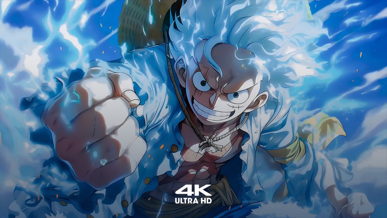 Luffy Gear 5 Awakening ⚡ | One Piece 4K Live Wallpaper + Screensaver