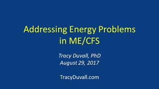Addressing Energy Problems in ME/CFS