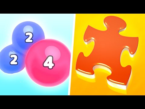 ⭐ Top Video TikTok Gameplay - Merge Jiggly Puzzle Big Update Gameplay Walkthrough All 2048 (Part 1)