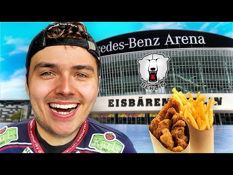 Stadionessen bei den Eisbären Berlin testen 🐻‍❄️  (Eishockey Rekordmeister)