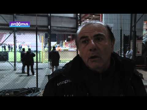 Mario Notaro après K.V. Kortrijk - R.Charleroi S.C. - PO1