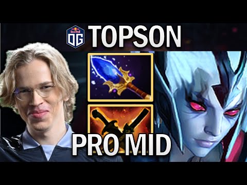 OG.TOPSON VENGEFUL SPIRIT - PRO MIDLANER - DOTA 2 7.29 GAMEPLAY