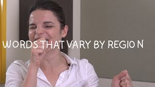 Weekly English Words with Alisha - Words that Vary by Region