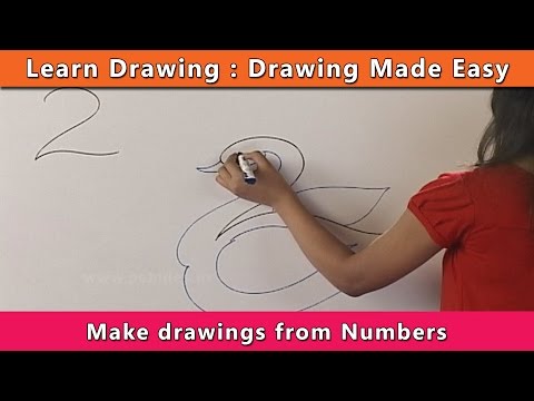 How to draw using Numbers | Learn Drawing For Kids | Learn Drawing Step By Step For Children