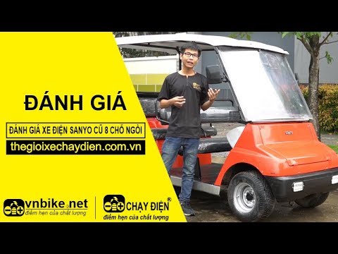 Đánh gia xe điện Sanyo cũ 8 chỗ ngồi