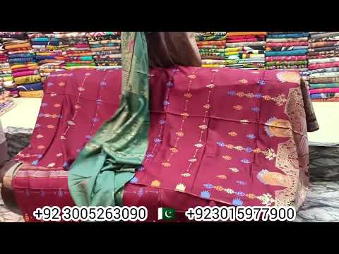 #New Arrival**Banarse Jacqard viscose Dore** Orignal Mill pak fabric\\ Banarse jacquard viscose