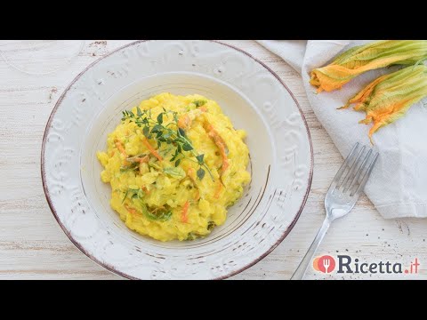 Risotto ai fiori di zucca - Ricetta.it