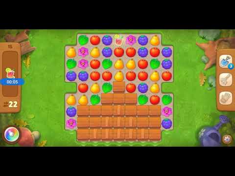 Gardenscapes Level 15.. Gameplay walkthrough