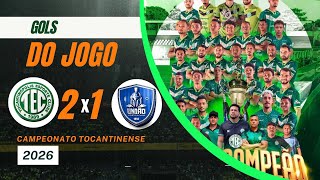 Tocantinópolis EC 2x1 União AC VEJA OS GOLS DO JOGO