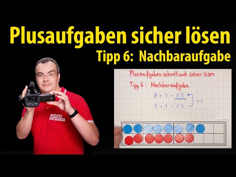 Plusaufgaben sicher lösen - Tipp 6: Nachbaraufgabe | Lehrerschmidt - Grundschule