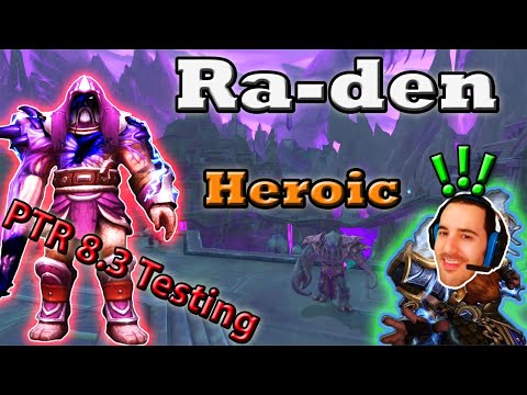⚡ PTR 8.3 Raid Testing Ra-den the Bugged | 39% Wipe 🔥 8/8M Elemental PoV  ❄️
