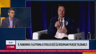 Rafał Pankowski o Elonie Musku i mowie nienawiści na Twitterze (prow. Piotr Maślak), 6.09.2024.