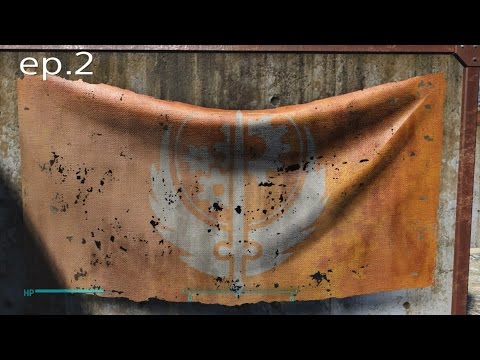 Fallout 4 survival mode ep 2- meeting the brotherhood of steel