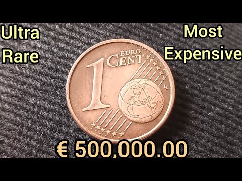 VERY EXPENSIVE 1 Cent Euro Worth UP TO 👉 € 500,000.00 👈 ULTRA rare error coin worth big money