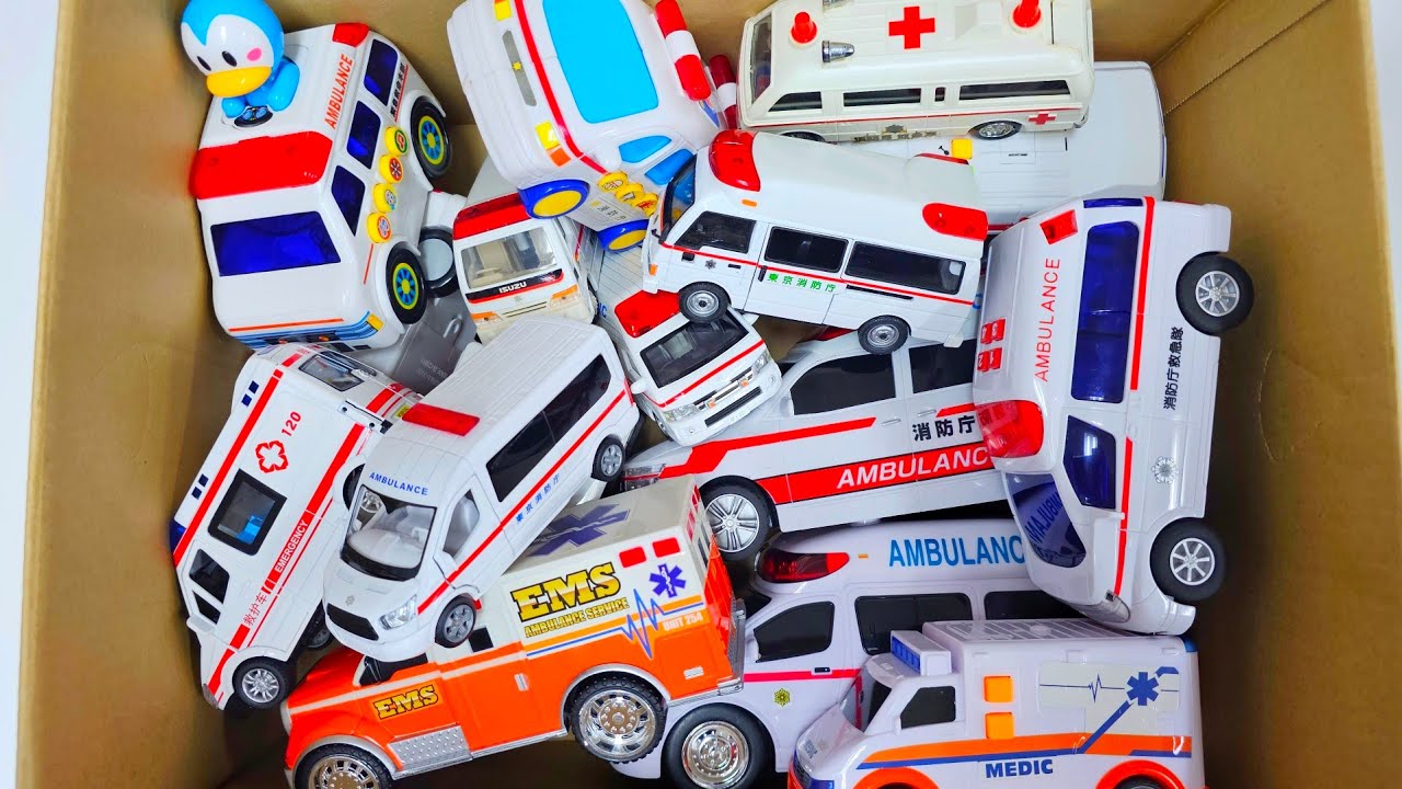 救急車が坂道をサイレン鳴らして走る Ambulance Emergency Drive Siren Sound