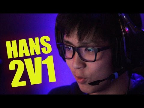 Hans Sama with the Incredible Caitlyn 2v1!