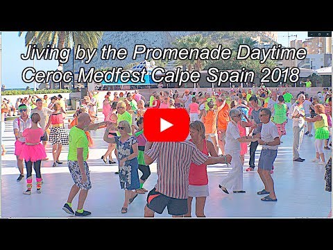 Ceroc Medfest 2018 Part 7 of 12 Jiving by the Promenade Daytime