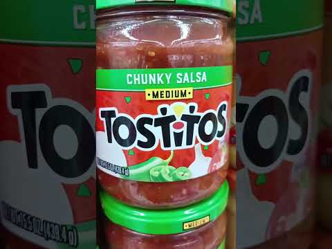 Chips & Dips chunky salsa TOSTITOS #shorts #asmr