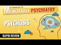 Psychosis Schizophrenia Mnemonics Memorable Psychiatry Lecture